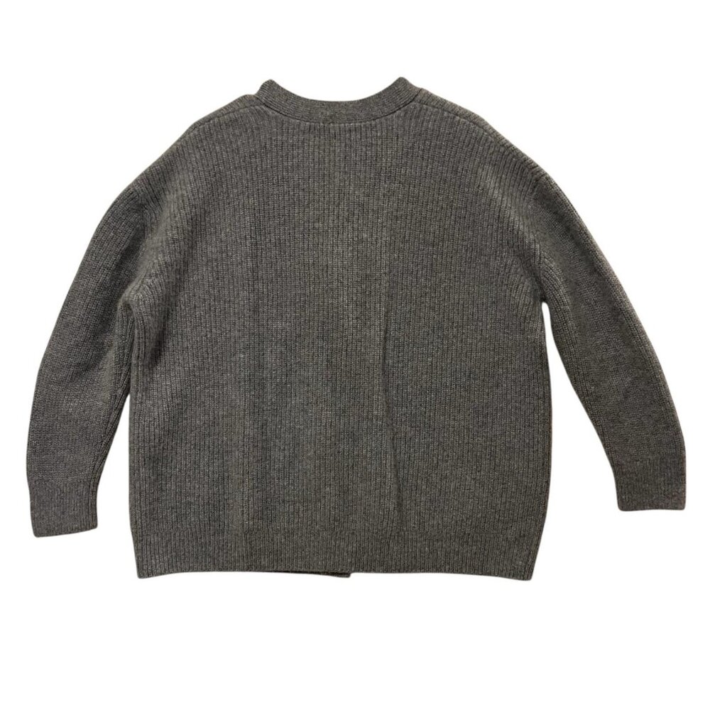 Quince Mongolian Cashmere Oversized Boyfriend Cardigan Sweater Size Medium Women - Picture 4 of 8